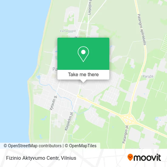 Карта Fizinio Aktyvumo Centr