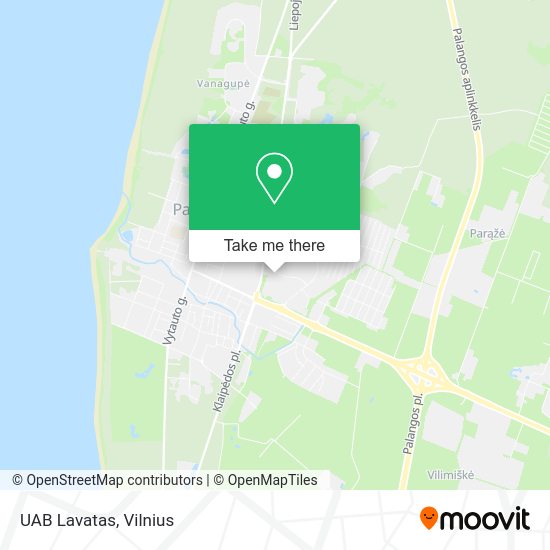 Карта UAB Lavatas