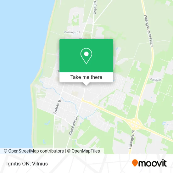 Ignitis ON map