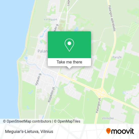 Карта Meguiar's-Lietuva