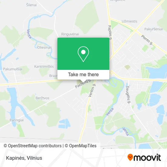 Карта Kapinės