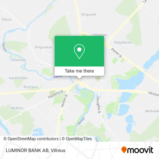 Карта LUMINOR BANK AB