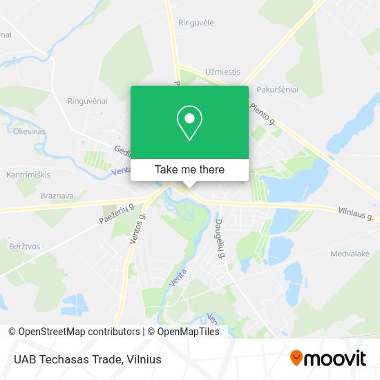 Карта UAB Techasas Trade