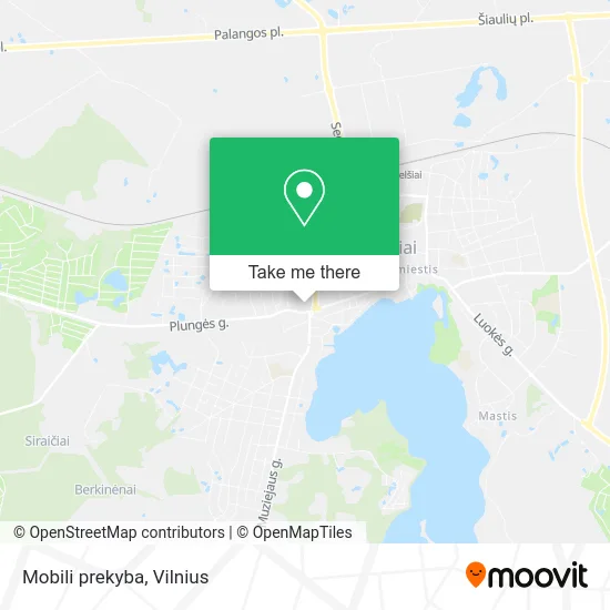 Карта Mobili prekyba