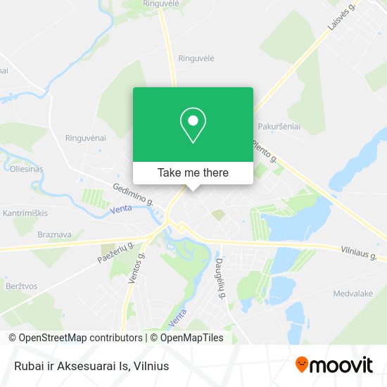 Карта Rubai ir Aksesuarai Is