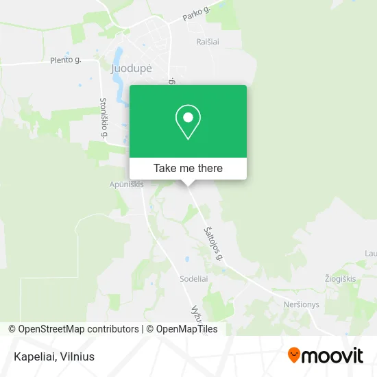 Карта Kapeliai