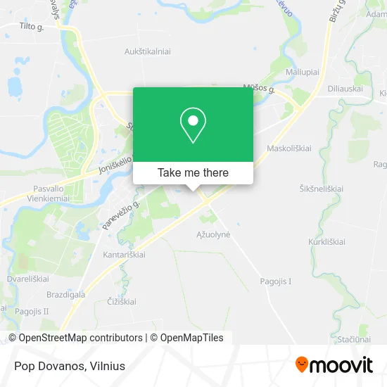 Карта Pop Dovanos