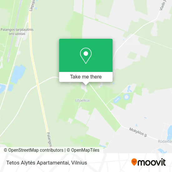 Карта Tetos Alytės Apartamentai