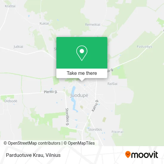 Карта Parduotuve Krau