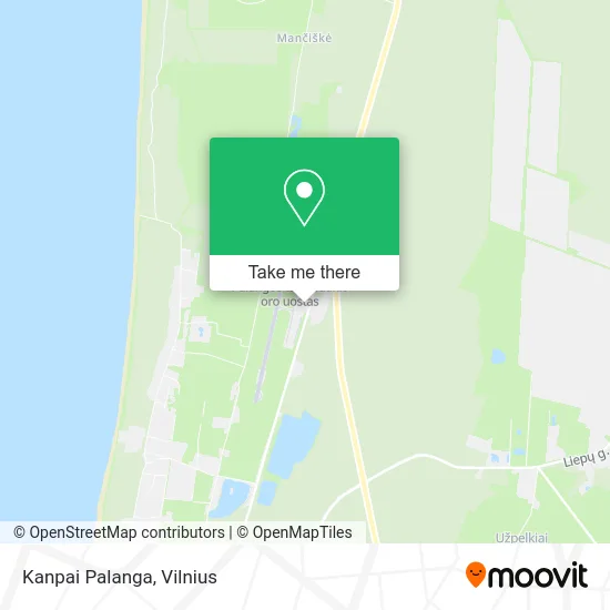 Kanpai Palanga map