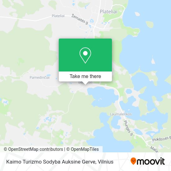 Карта Kaimo Turizmo Sodyba Auksine Gerve