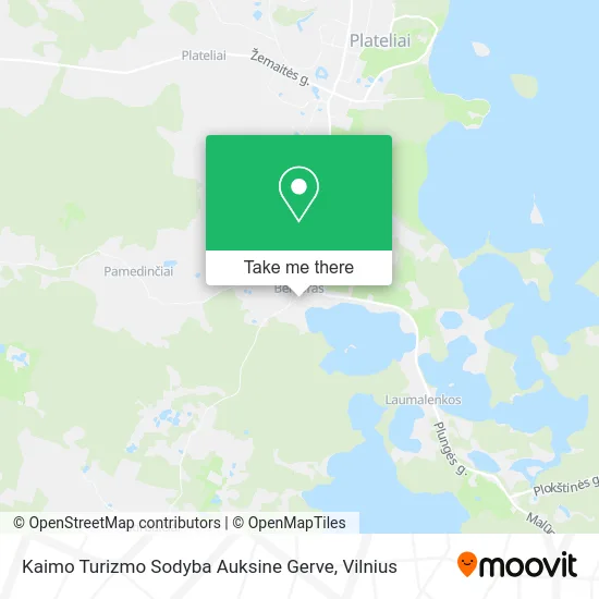 Карта Kaimo Turizmo Sodyba Auksine Gerve
