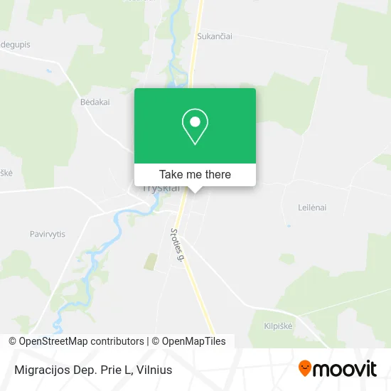 Карта Migracijos Dep. Prie L