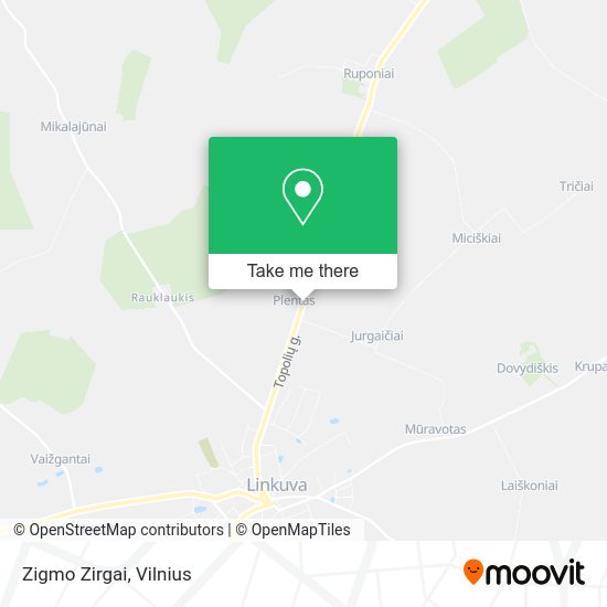 Карта Zigmo Zirgai