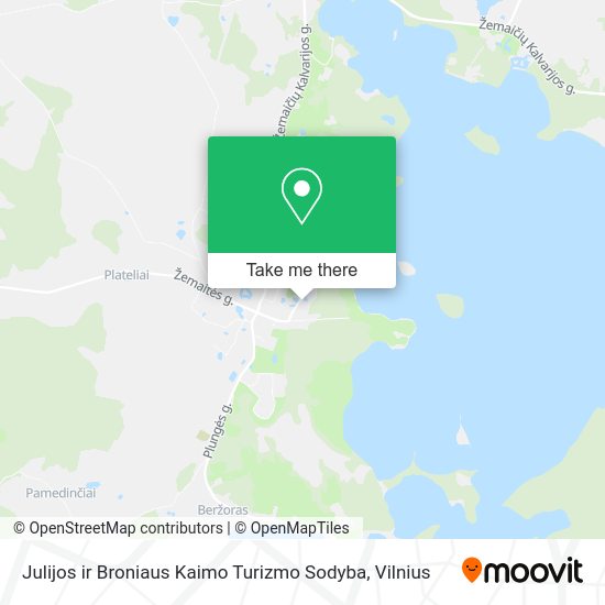Карта Julijos ir Broniaus Kaimo Turizmo Sodyba