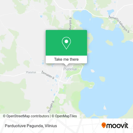 Карта Parduotuve Pagunda