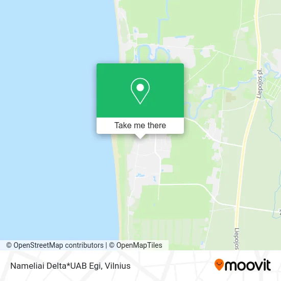 Карта Nameliai Delta*UAB Egi