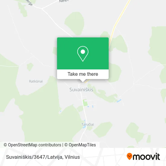 Карта Suvainiškis/3647/Latvija