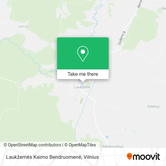 Карта Laukžemės Kaimo Bendruomenė