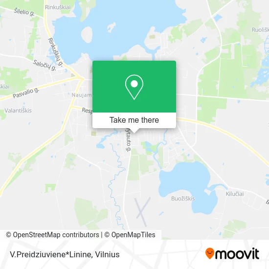 Карта V.Preidziuviene*Linine