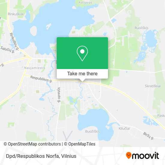 Карта Dpd/Respublikos Norfa