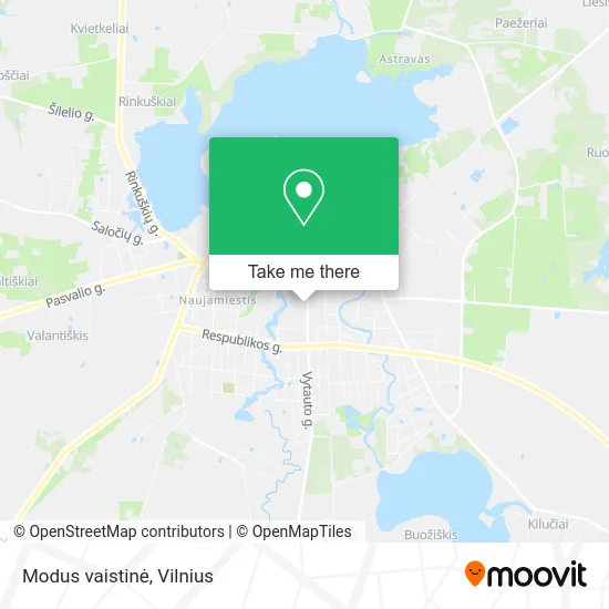 Карта Modus vaistinė