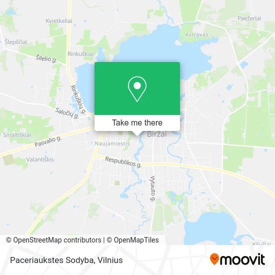 Карта Paceriaukstes Sodyba