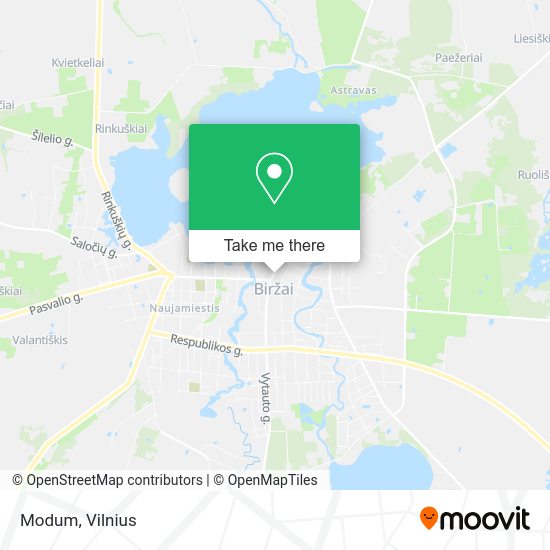 Карта Modum