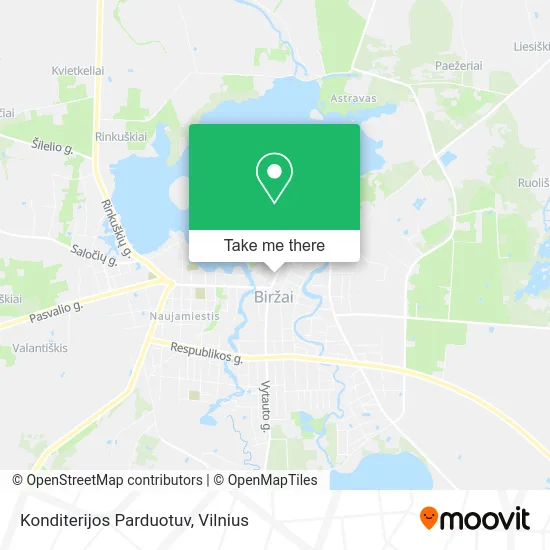 Карта Konditerijos Parduotuv
