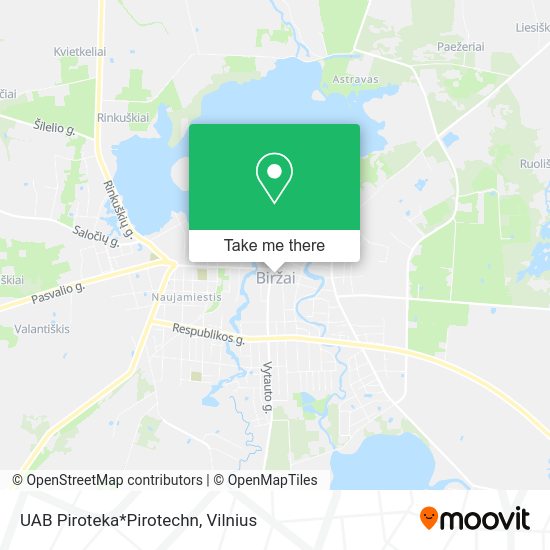 Карта UAB Piroteka*Pirotechn