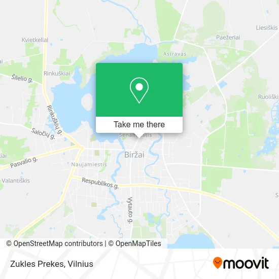 Карта Zukles Prekes