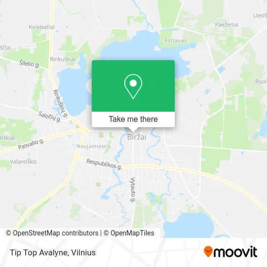 Карта Tip Top Avalyne