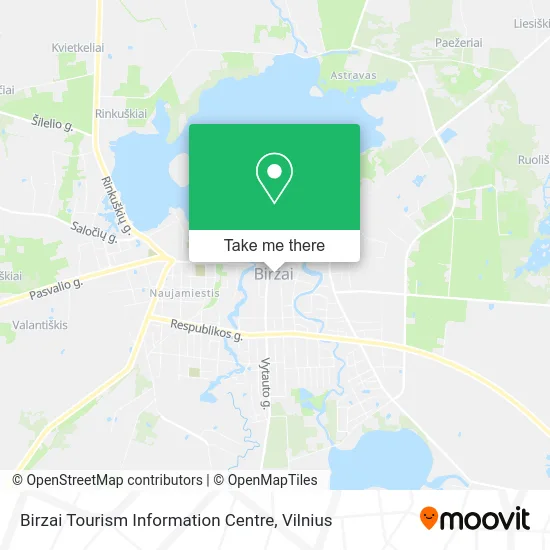 Карта Birzai Tourism Information Centre