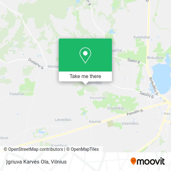 Карта Įgriuva Karvės Ola