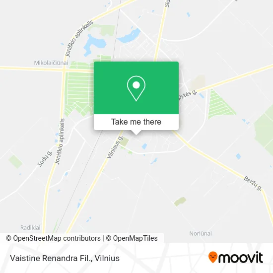 Карта Vaistine Renandra Fil.