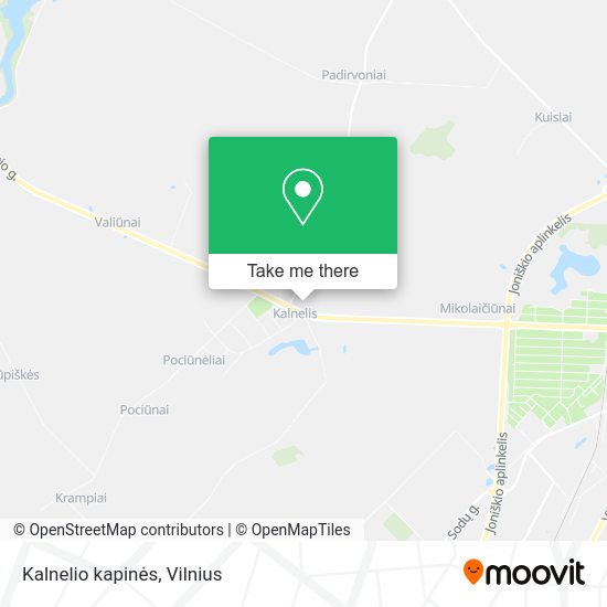 Карта Kalnelio kapinės