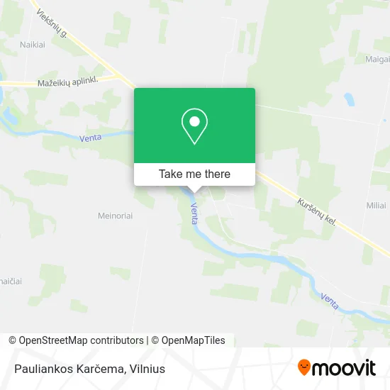 Карта Pauliankos Karčema