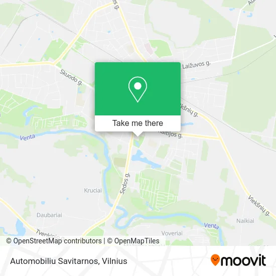 Карта Automobiliu Savitarnos