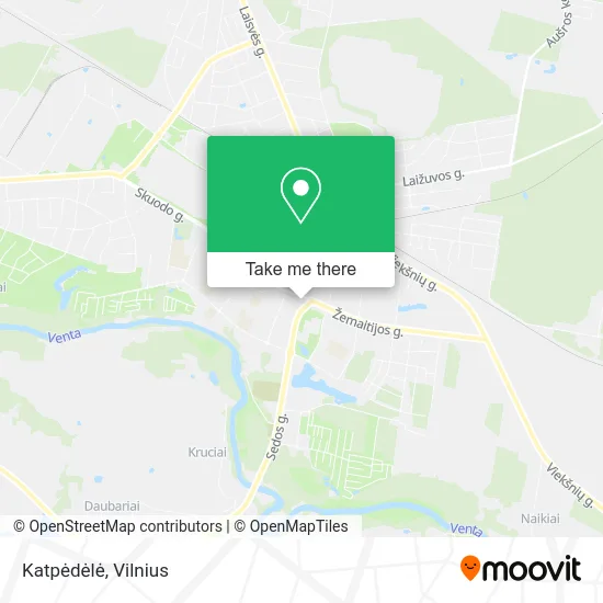 Карта Katpėdėlė