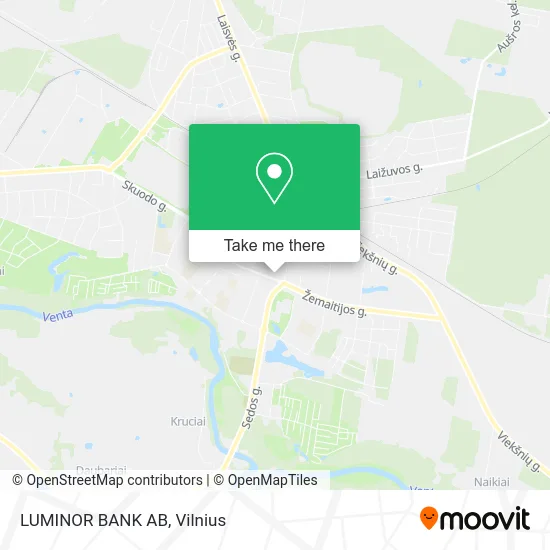 Карта LUMINOR BANK AB