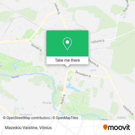 Карта Mazeikiu Vaistine