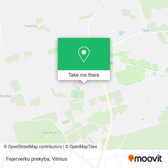 Карта Fejerverku prekyba