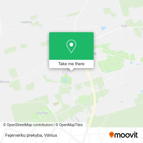 Карта Fejerverku prekyba