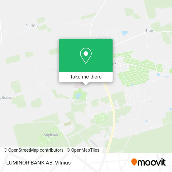 Карта LUMINOR BANK AB