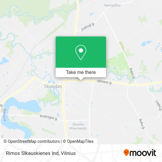 Карта Rimos Slkauskienes Ind