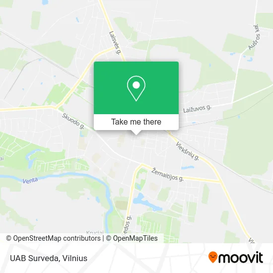 Карта UAB Surveda