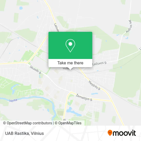 Карта UAB Rastika