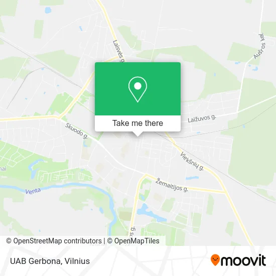 Карта UAB Gerbona