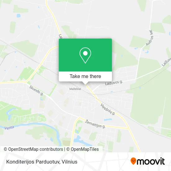 Карта Konditerijos Parduotuv