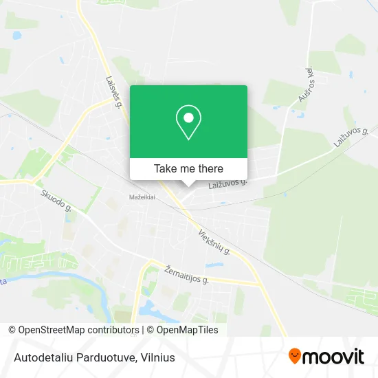 Autodetaliu Parduotuve map
